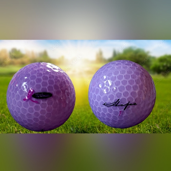 LOT OF 3 GOLF BALLS # 1 ~ WILSON (HOPE) ~ MAXFLI ~ VOLVIK ~ - Picture 2 of 4